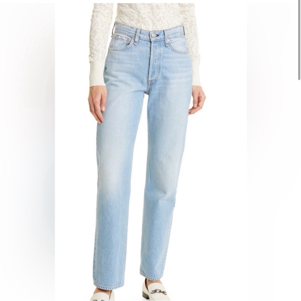 Rag & Bone Alex High Rise Straight color Tulip